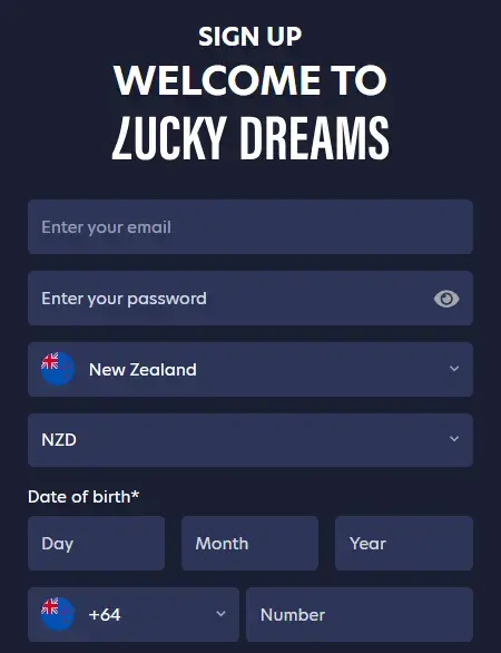 Lucky Dreams Deposit