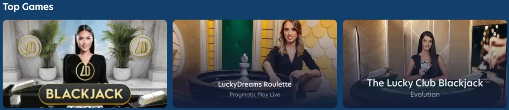Lucky Dreams Live Casino