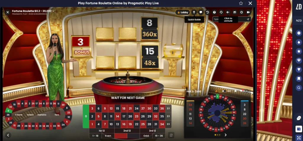Lucky Dreams Live Roulette