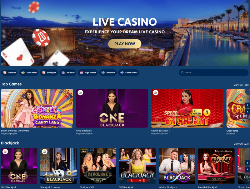 LuckyDreams Live Casino